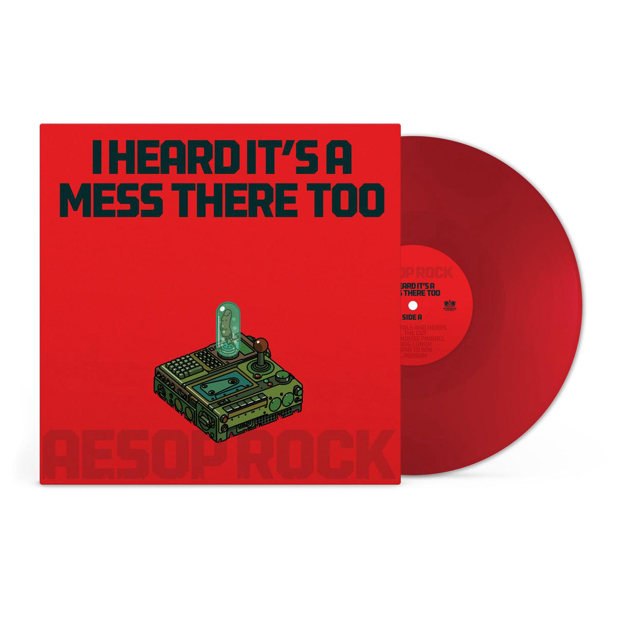 AESOP ROCK 8211 I Heard Its A Mess There Too 8211 LP 8211 Apple Red Opaque Vinyl