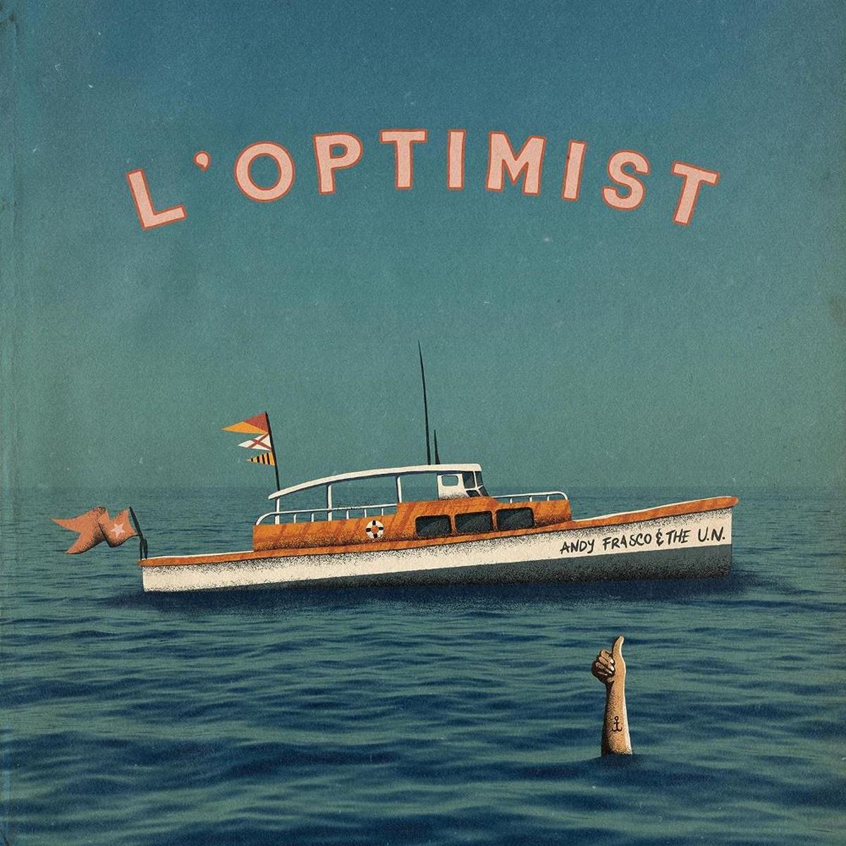 Andy Frasco & the U.N. L’Optimist Electric Denim Vinyl LP 2023 – Default Title
