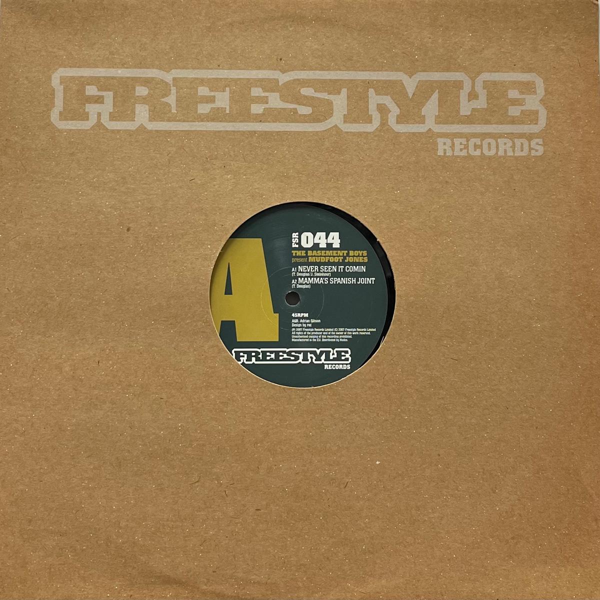 BASEMENT BOYS present MUDFOOT JO / Never Seen It Comin (Freestyle FSR 044, 12inch)