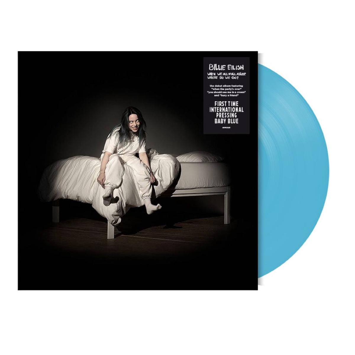 Billie Eilish WHEN WE ALL FALL ASLEEP, WHERE DO WE GO? Vinyl LP Baby Blue Colour Due Out 01/05/26 – Default Title