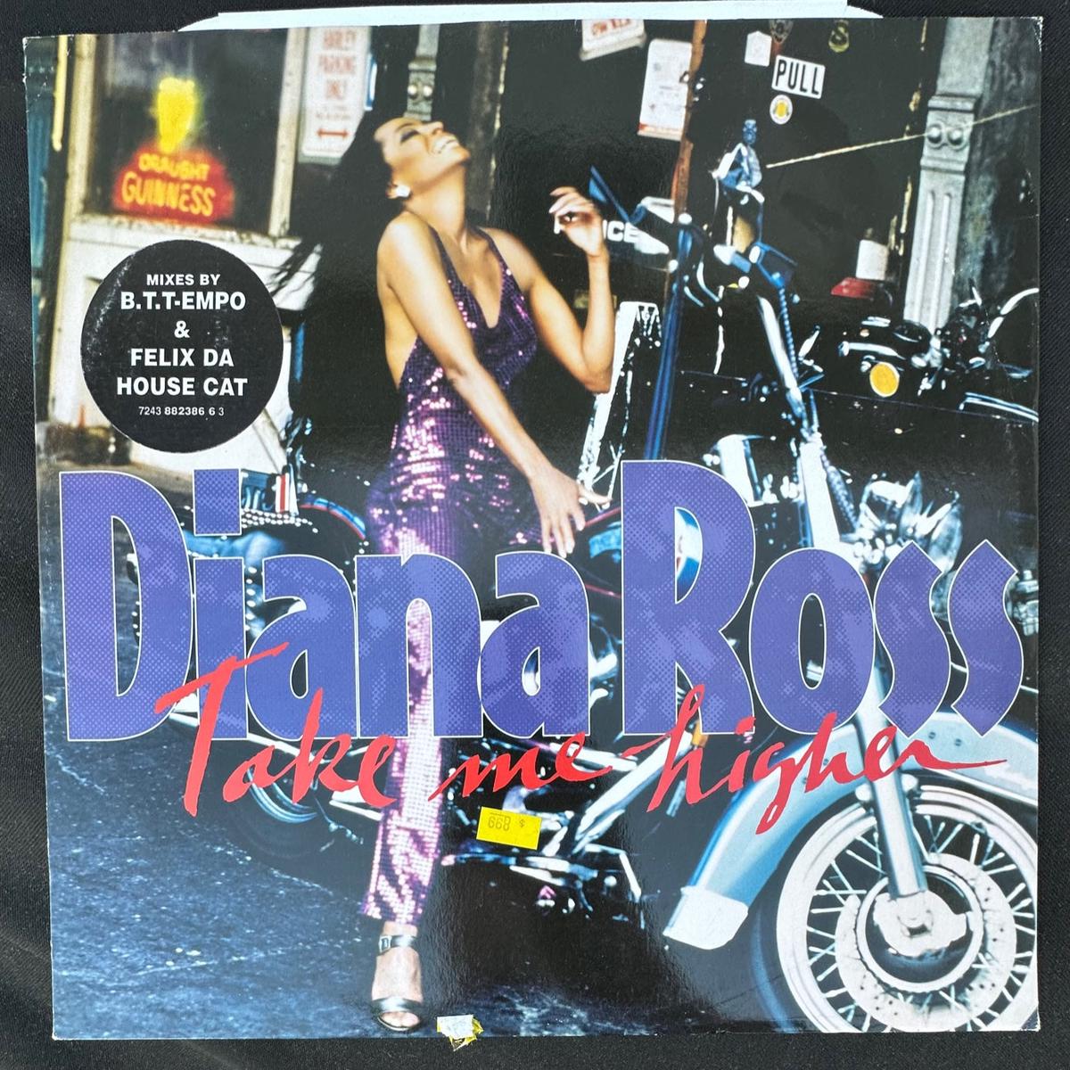 Diana Ross — TAKE ME HIGHER (UK) 12″ Single LP Vinyl – Used