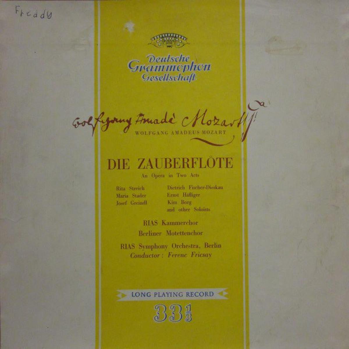 Die Zauberflote-Deutsche Grammophon-3×12  Vinyl LP Box Set-VG/Ex