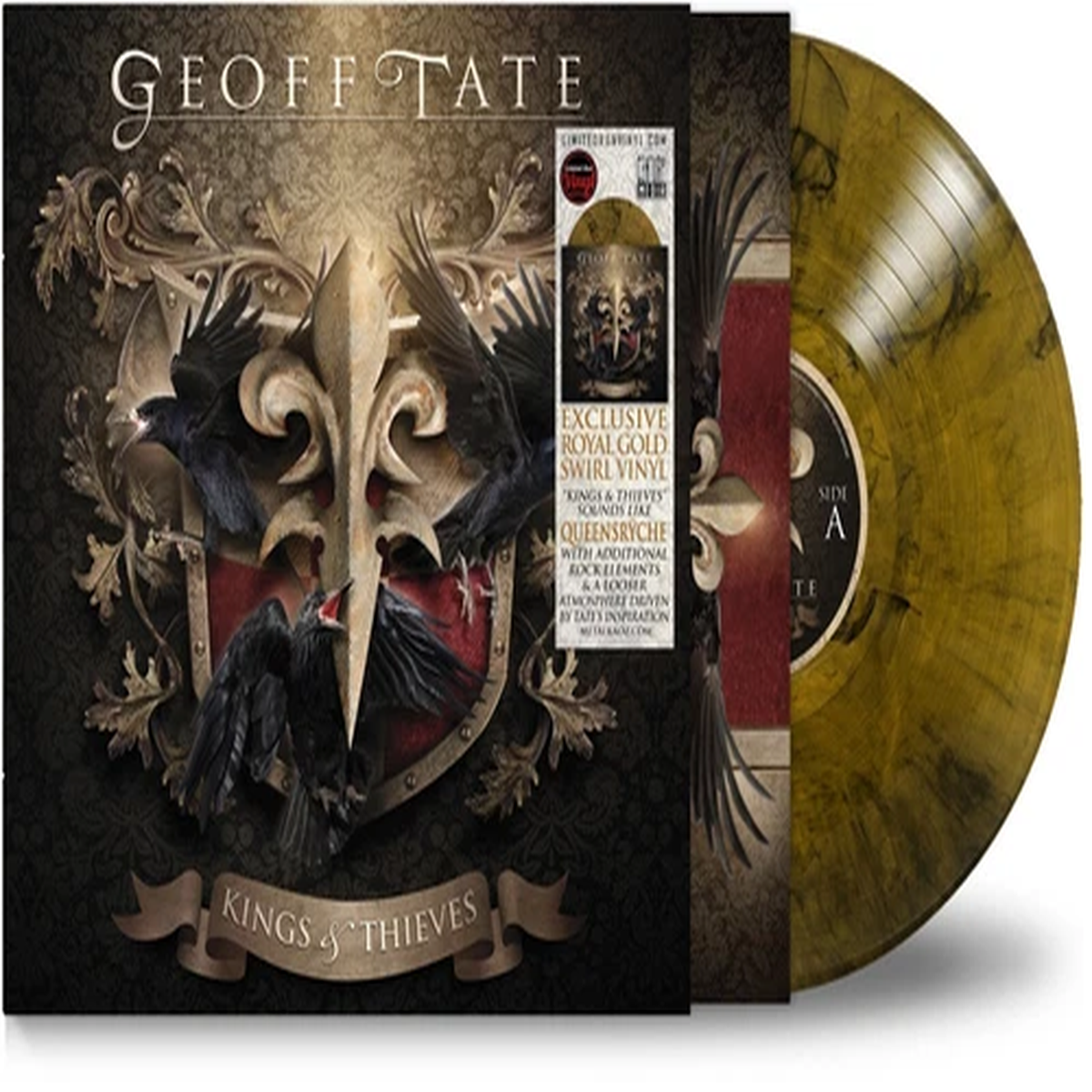 GEOFF TATE – KING’S & THIEVES + 1 bonus (*Royal Gold Swirl Vinyl, 2024) Only 300