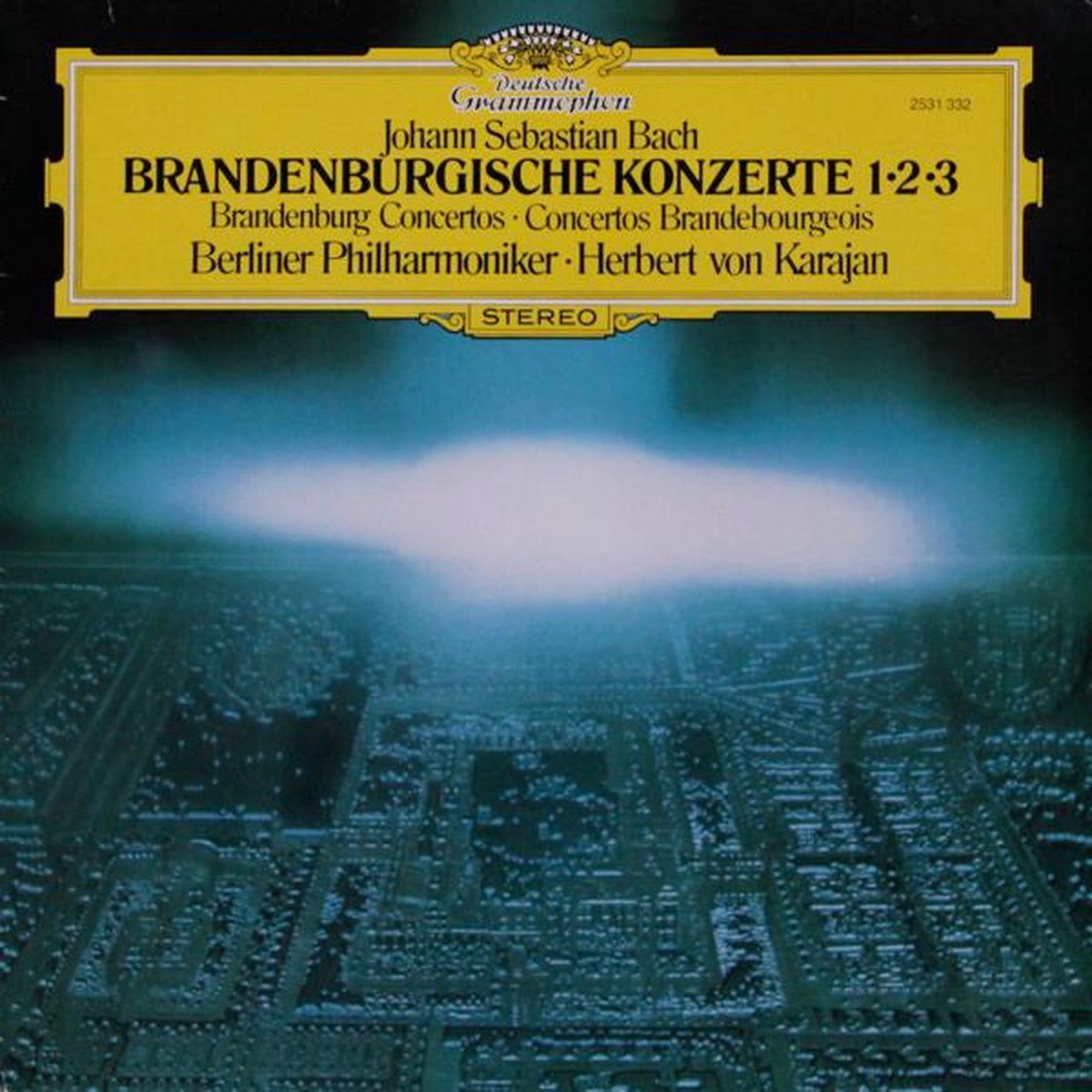 Johann Sebastian Bach, Berliner Philharmoniker, Herbert Von Karajan – Brandenburgische Konzerte 123 – LP