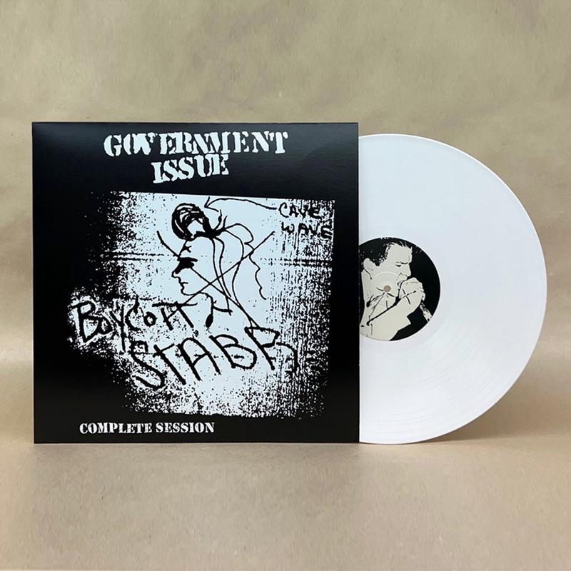 GOVERNMENT ISSUE – Boycott Stabb Complete Session (2024 Repress) – LP – White Vinyl