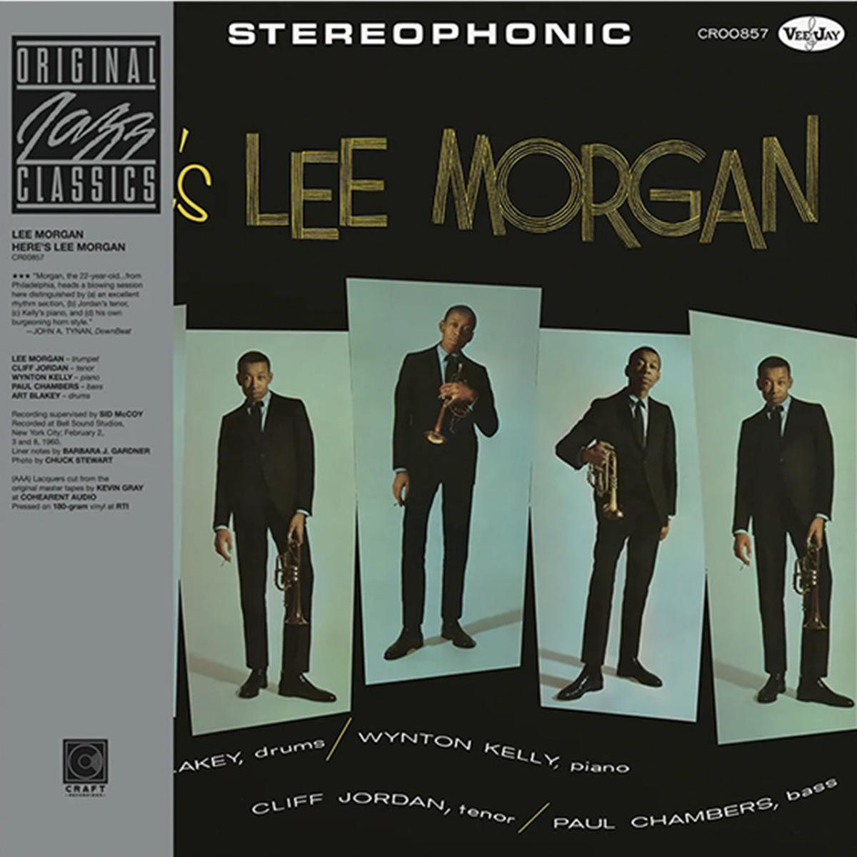 LEE MORGAN 8211 Heres Lee Morgan (Original Jazz Classics Series) 8211 LP 8211 Deluxe 180g Vinyl