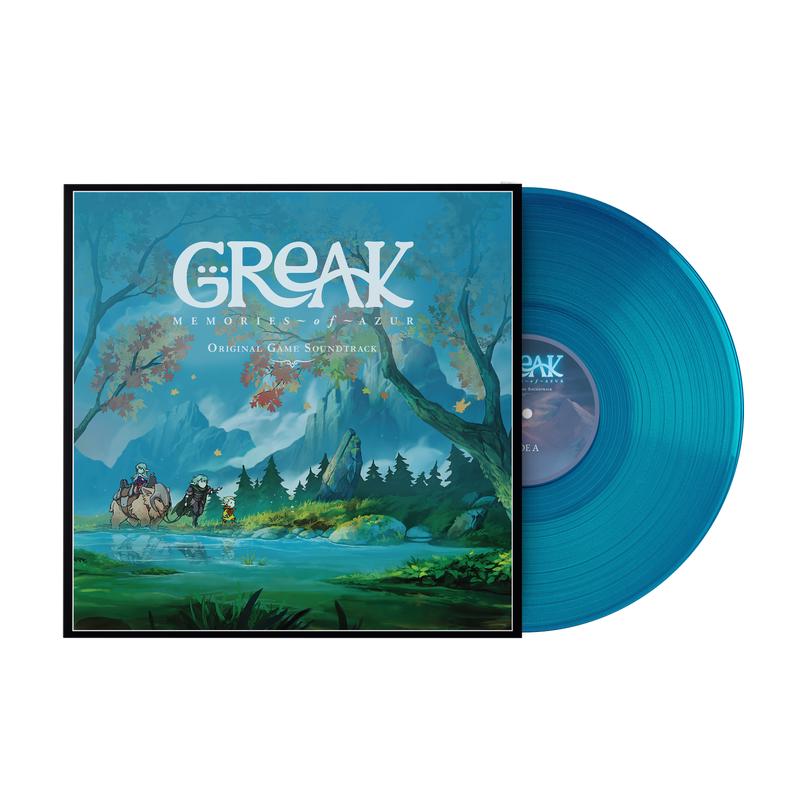 Greak: Memories of Azur (Original Game Soundtrack) (1xLP Sea Blue Vinyl Record)