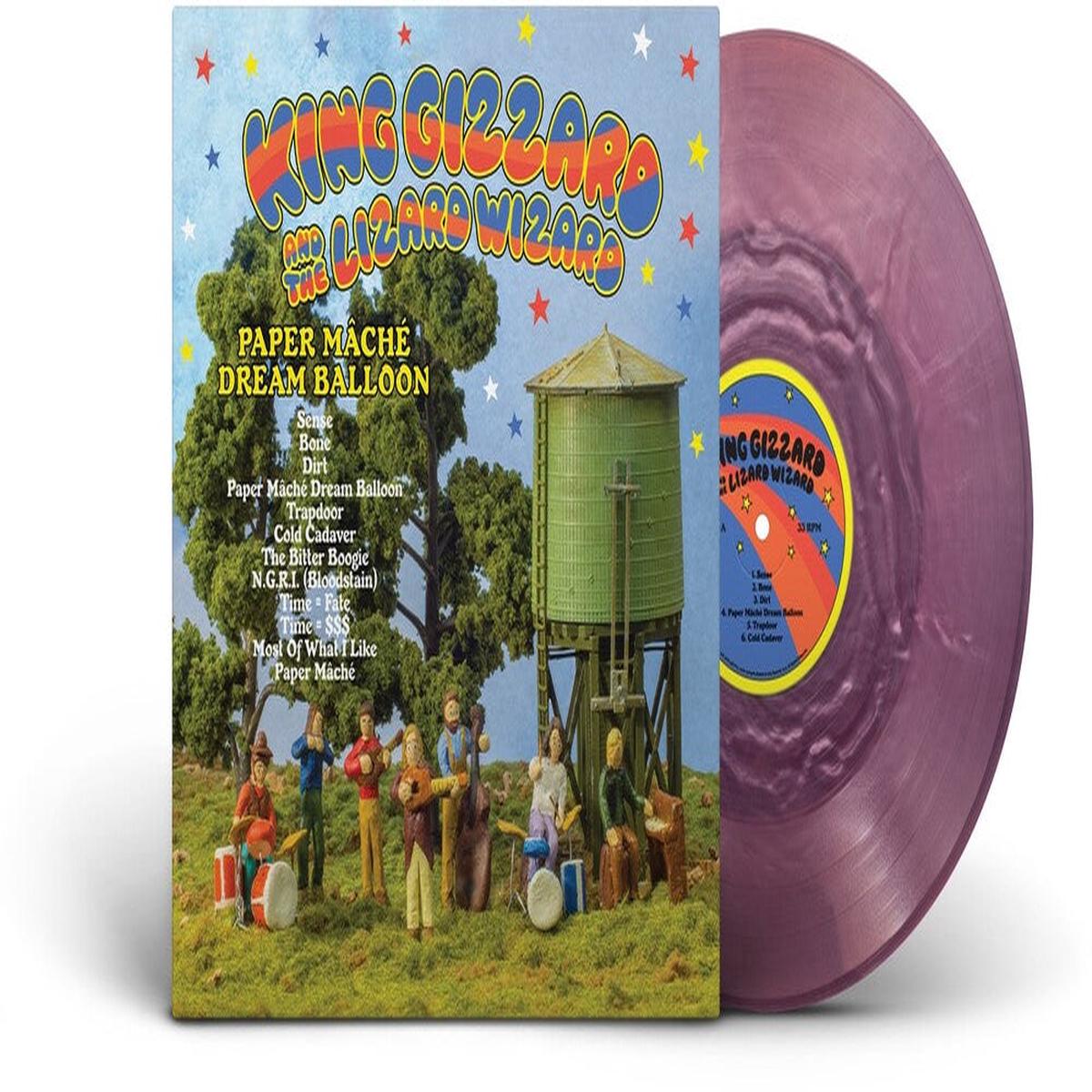 King Gizzard & The Lizard Wizard – Paper Mache Dream Balloon (Pink Seaglass Edition) –  [clear pink wave LP]