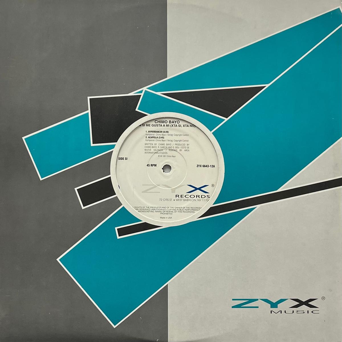 Chimo Bayo / A Si Me Gusta A Mi (Xta Si, Xta No) (ZYX Records ZYX 6643-12, 12inch)