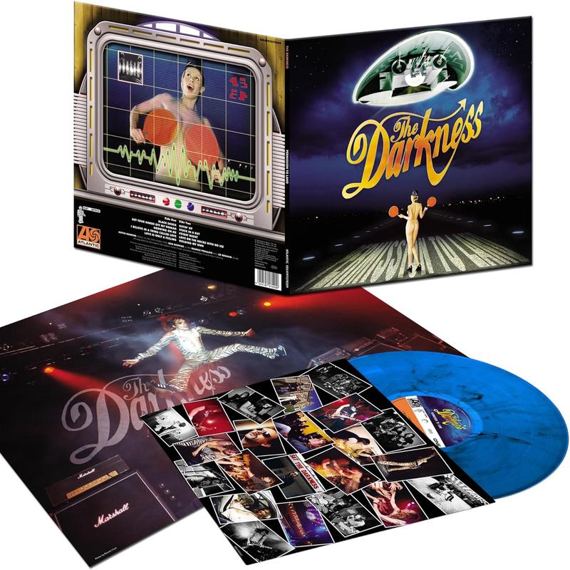 Darkness – Permission To Land… Again (Indie Exclusive 20th Anniversary Blue Black Marbled) Vinyl New