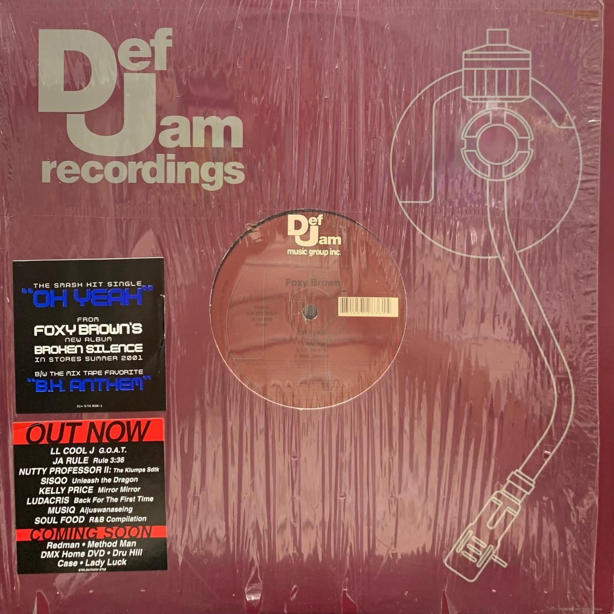 Foxy Brown / Oh Yeah (Def Jam DEFR 15284-1, 12inch)