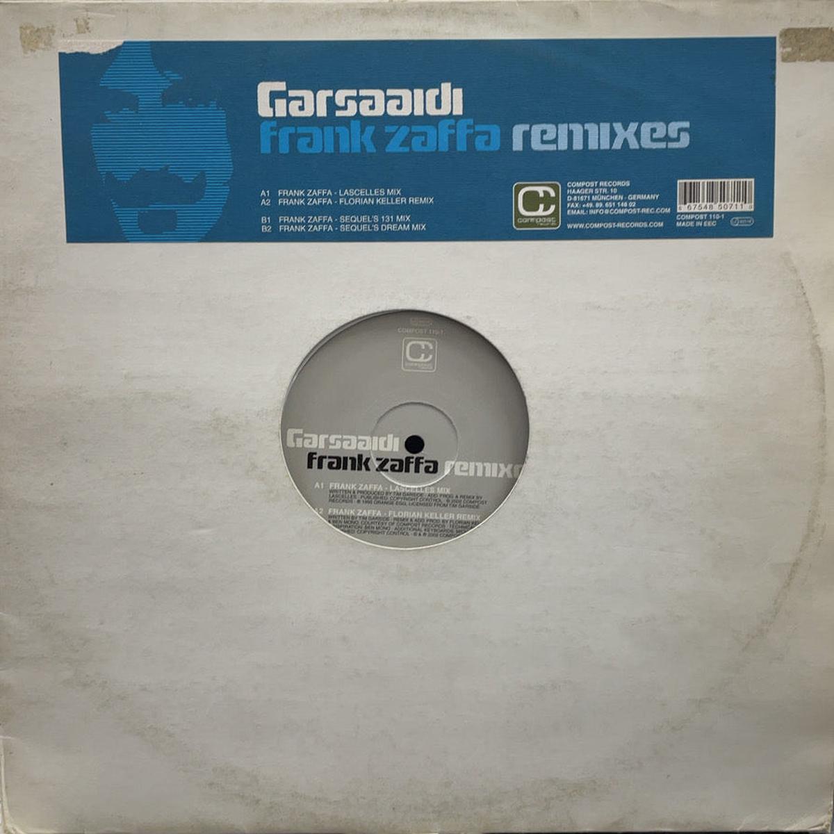 GARSAAIDI / Frank Zaffa Remixes (Compost Records COMPOST 110-1 12inch)