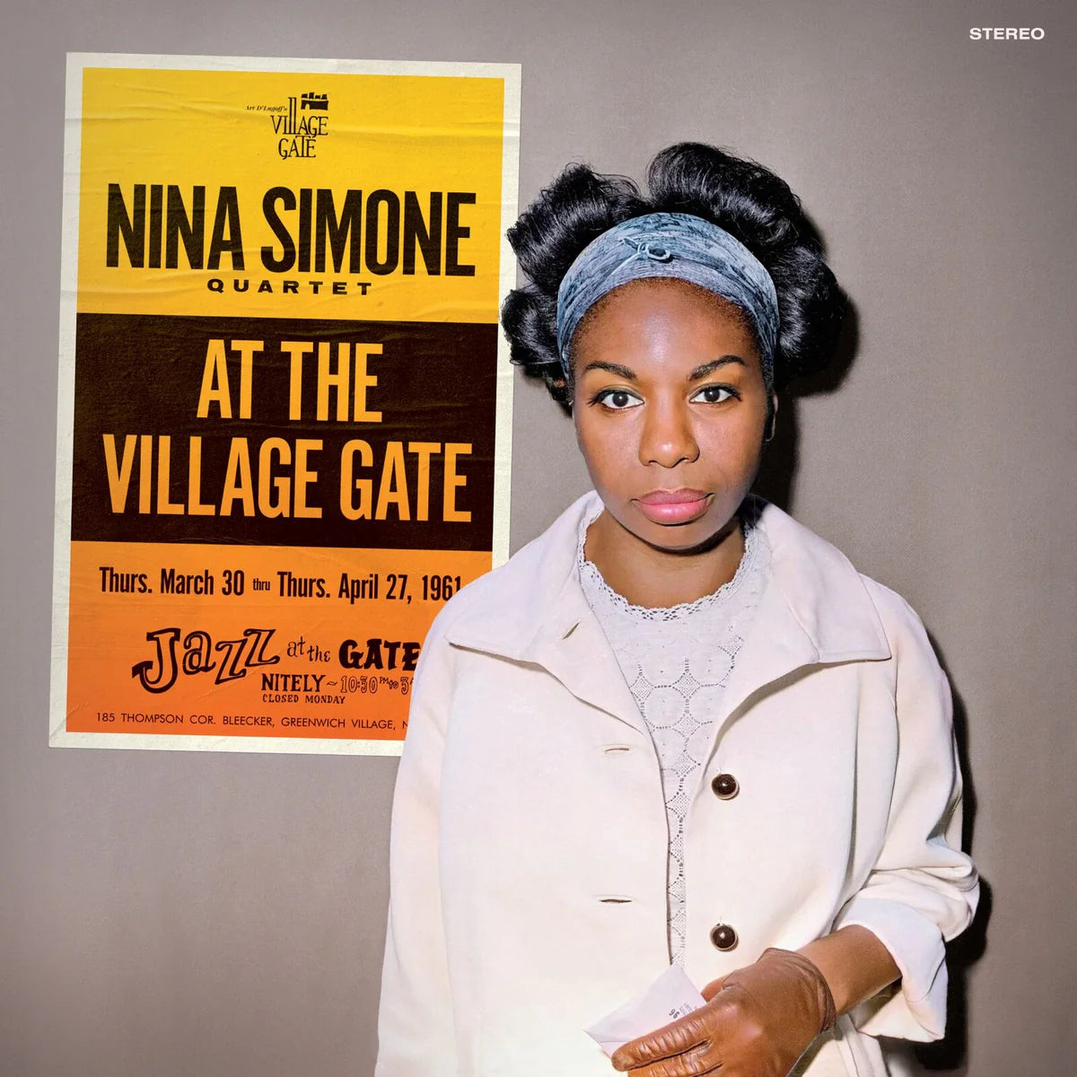 NINA SIMONE – At The Village Gate (Waxtime Reissue w/ 2 bonus tracks) – LP – 180g Crystal Clear Vinyl [MAR 3]