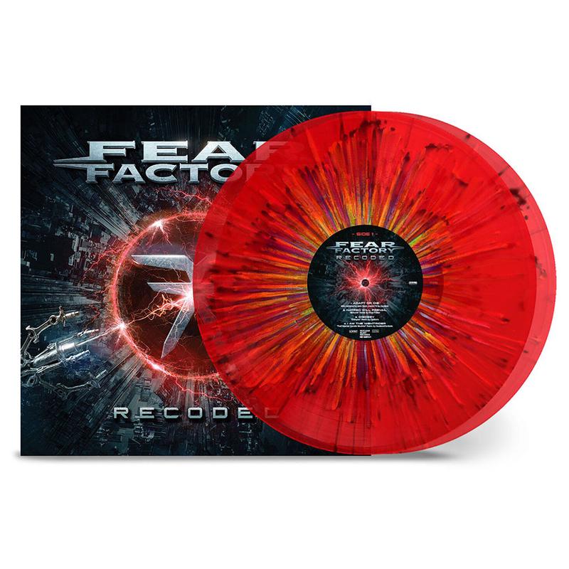 FEAR FACTORY – Recoded – 2LP – Transparent Red Rainbow Splatter Vinyl