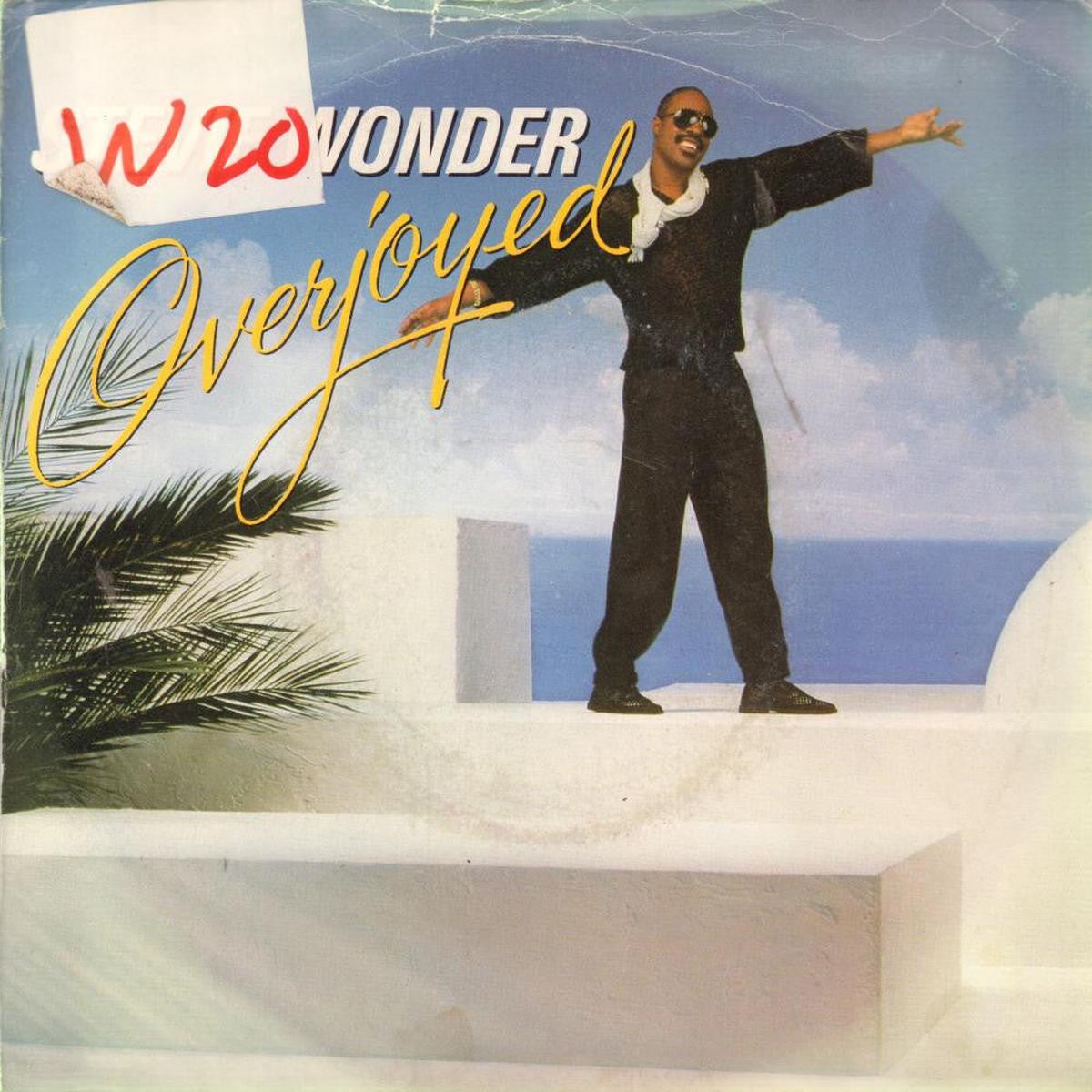 Stevie Wonder-Overjoyed-Motown-7  Vinyl P/S-VG/VG