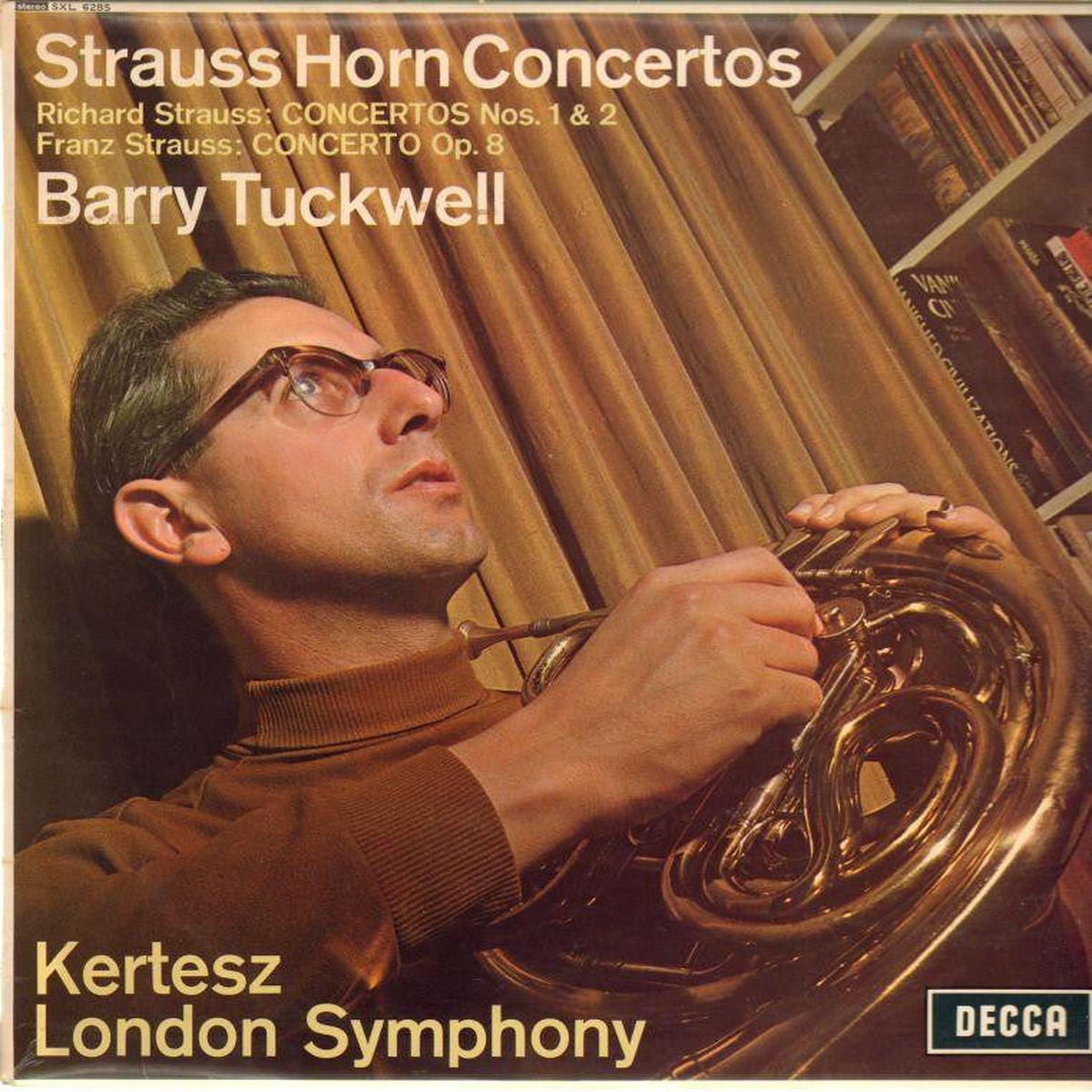 Strauss-Horn Concertos-Decca-Vinyl LP-VG/Ex