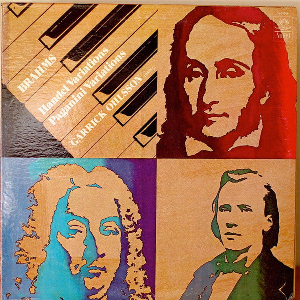 Brahms* – Garrick Ohlsson – Handel Variations / Paganini Variations – LP