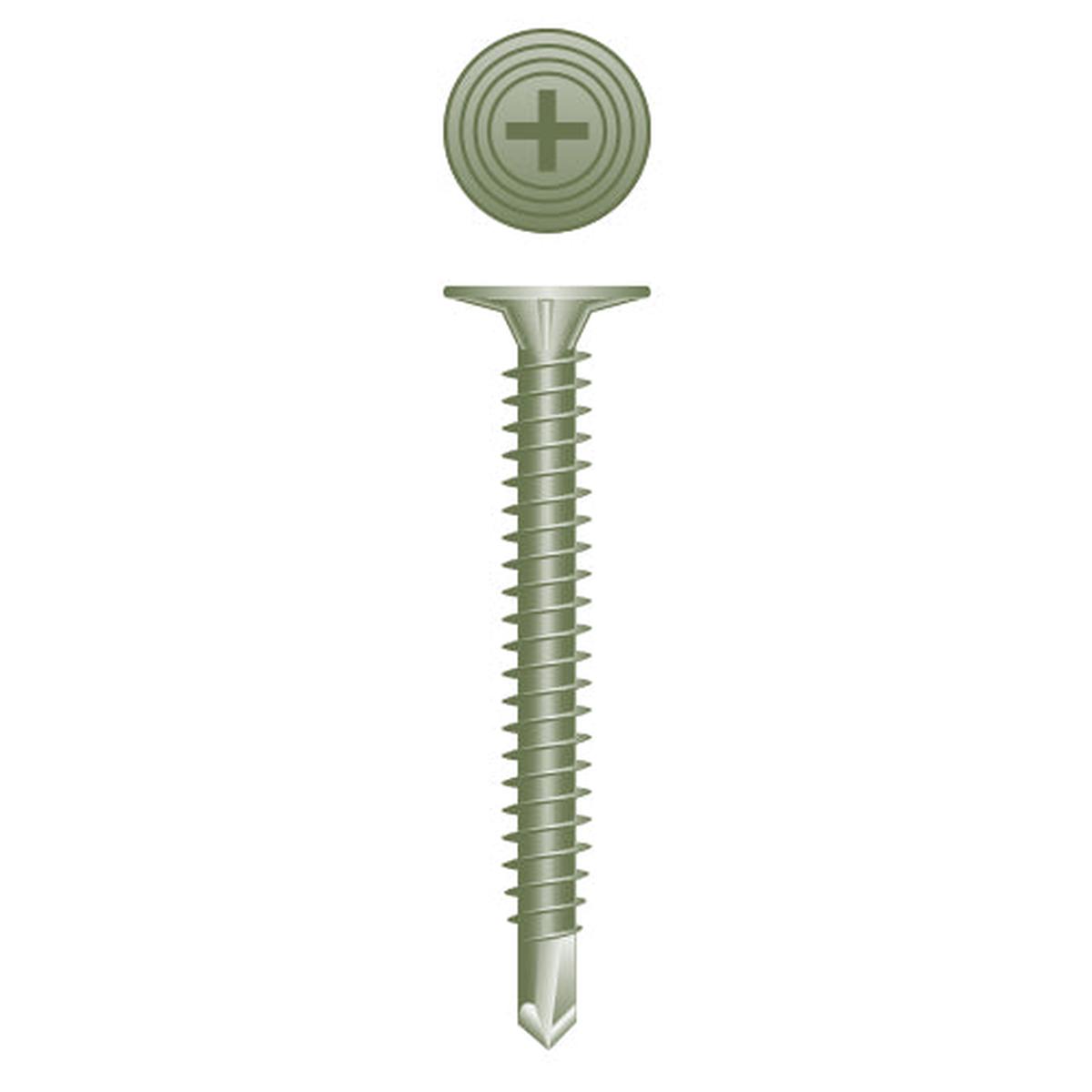 #8 Strong-Point Wafer Head 8-18 x 1-5/8, PH, Self-Drilling, Ruspert