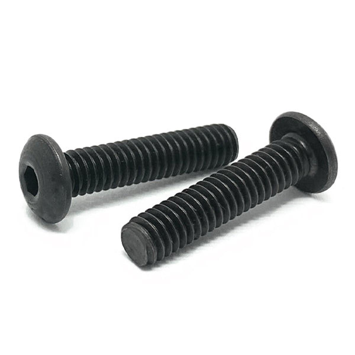 M5-0.8x12 Class 12.9 Alloy Button Socket Head Cap Screws Black Oxide