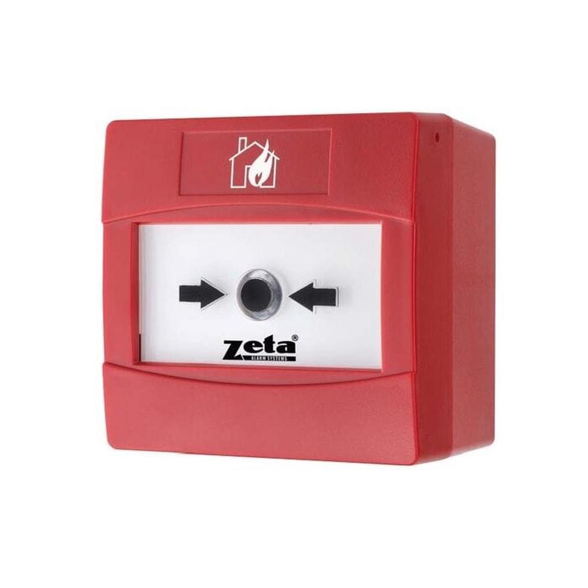 Zeta CP4 Conventional Single Pole Flush Mount Manual Call Point