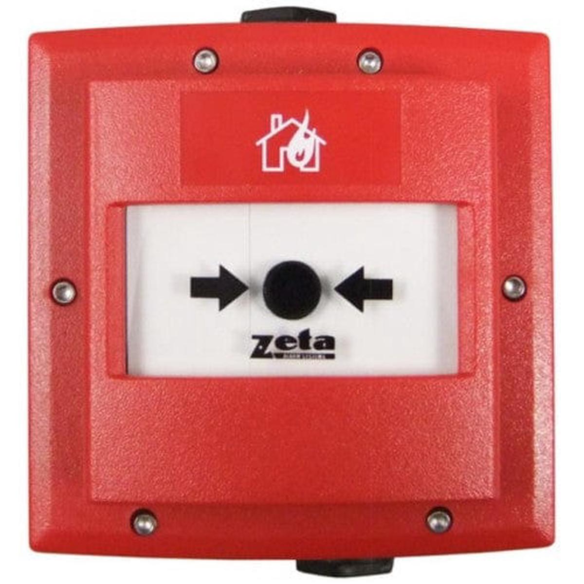 Zeta Weatherproof Addressable Surface Mount Manual Call Point - ZT-CP3/AD/WP