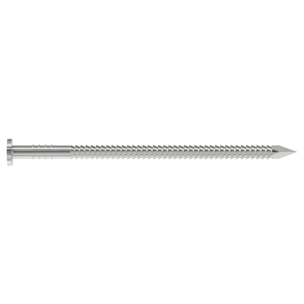 1-3/4" - 12 Gauge Annular Ring Shank Common Nail - 304 Stainless Steel, 25 lb.