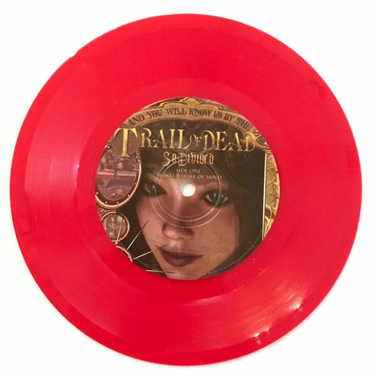 ...And You Will Know Us By The Trail Of Dead - Wasted State Of Mind (7", Single, Ltd, Red) (Used)