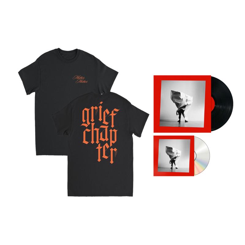 Grief Chapter Black T-Shirt + CD or Vinyl with signed art card