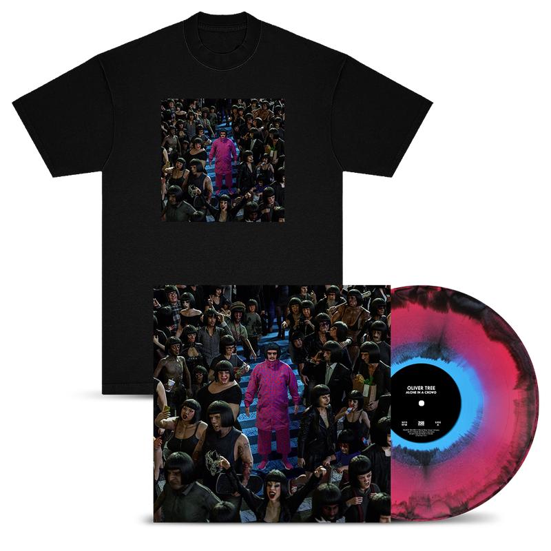 Alone In A Crowd Vinyl and Cover T-Shirt