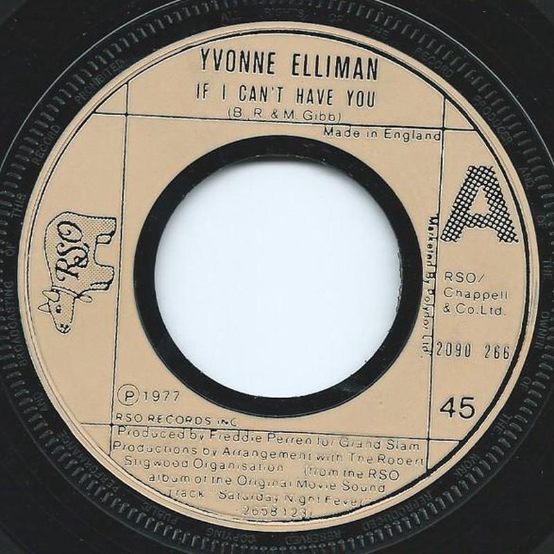 Yvonne Elliman - If I Can't Have You - 7 Inch