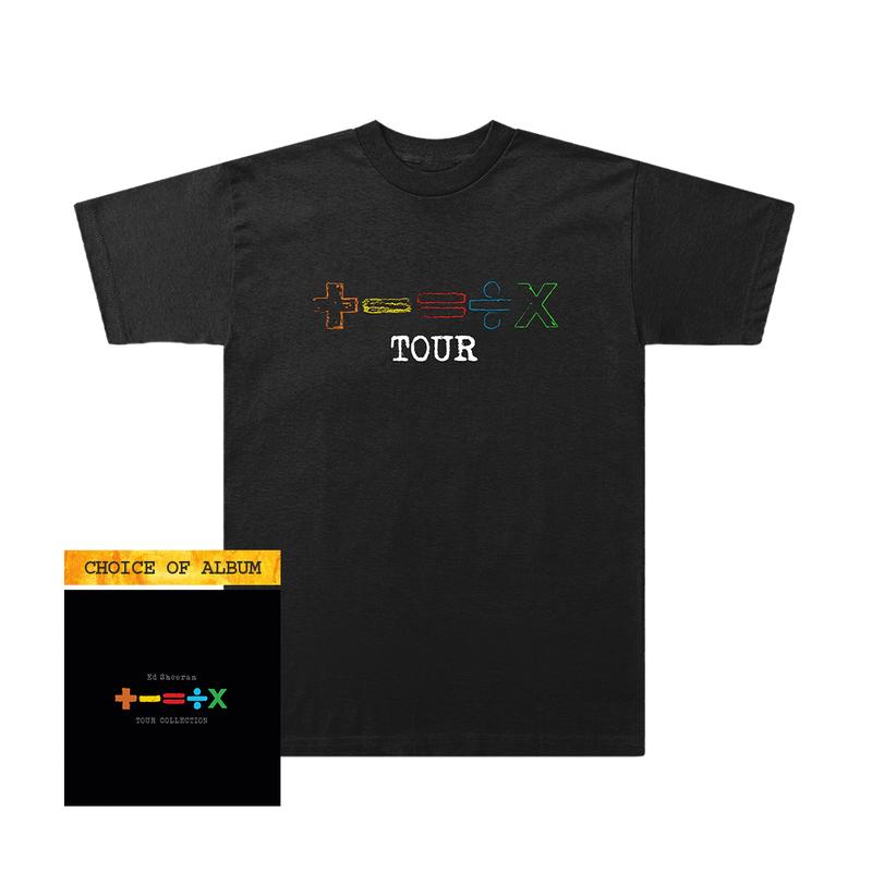 '+-=' (TOUR COLLECTION) T-Shirt + Album Bundle