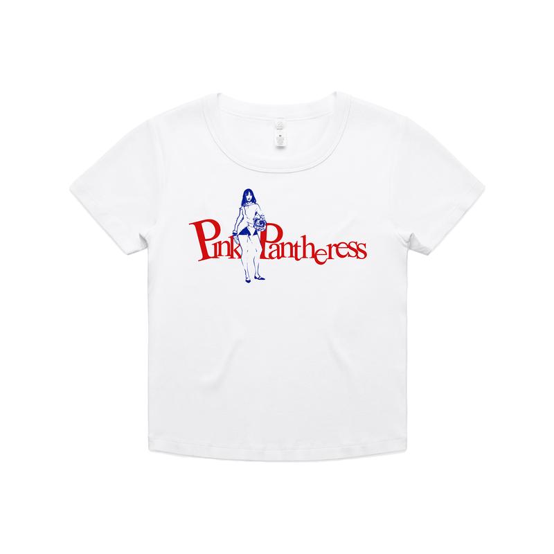'Fancy That' Baby Tee White