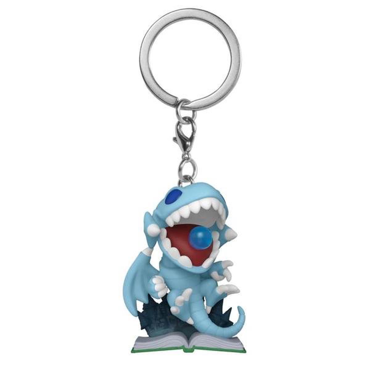 Yu-Gi-Oh! - Blue-Eyes Toon Dragon US Exclusive Glow Pop! Vinyl Keychain
