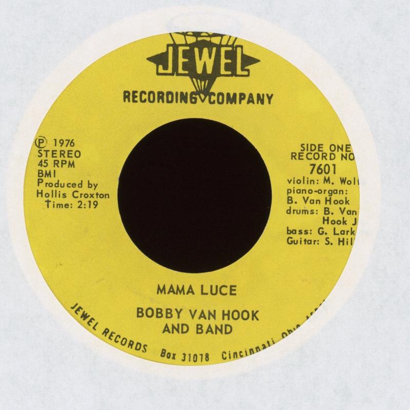 Bobby Van Hook And Band - Truck Driver Stomp on Jewel Rockabilly 45